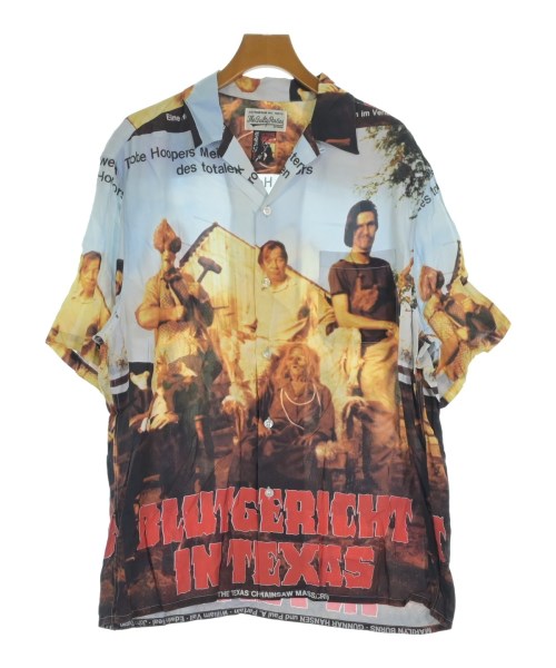 WACKO MARIA ワコマリア カジュアルシャツ メンズ XXL 水色x茶x黄等 【中古】【古着】