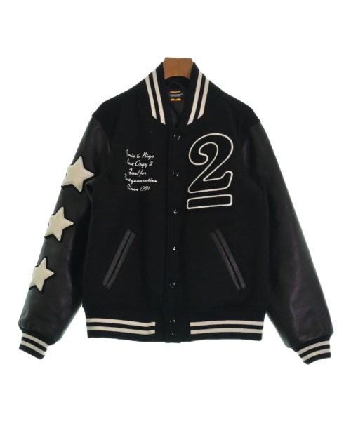 KAWS HUMAN MADE VARSITY JACKET 黒 L スタジャン Human Made x KAWS Varsity II Jacket Black Men's - FW23 - US