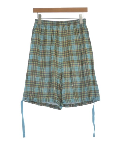 UNDER COVER アンダーカバー ショートパンツ メンズ 2(M位) 水色x黄xオレンジ(チェック) 【中古】【古着】