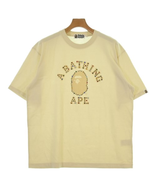 A BATHING APE アベイシングエイプTシャツ・カットソー メンズ L ベージュ【中古】【古着】