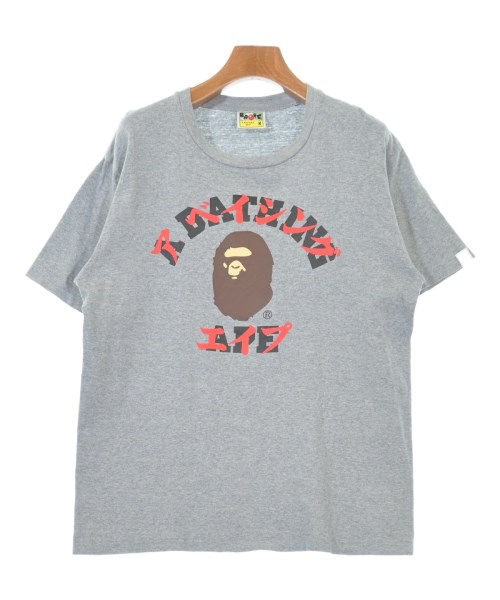 A BATHING APE アベイシングエイプ Tシャツ・カットソー メンズ M グレー 【中古】【古着】