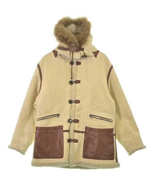 A BATHING APE アベイシングエイプ コート（その他） メンズ M アイボリー系x茶 【中古】【古着】