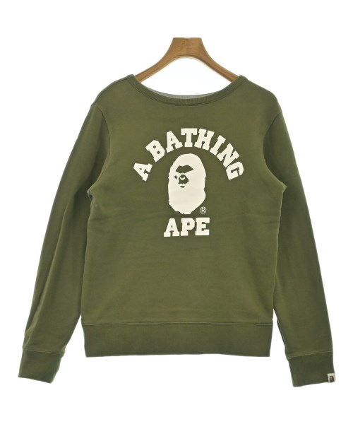 A BATHING APE アベイシングエイプスウェット メンズ -(M位) カーキx薄墨色【中古】【古着】