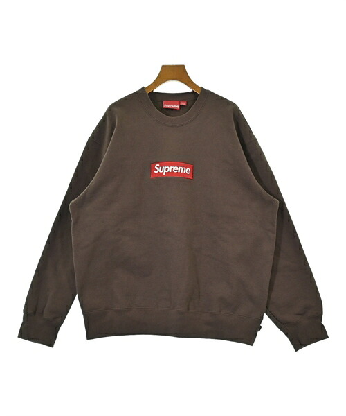 Supreme シュプリーム スウェット メンズ L 茶 【中古】【古着】
