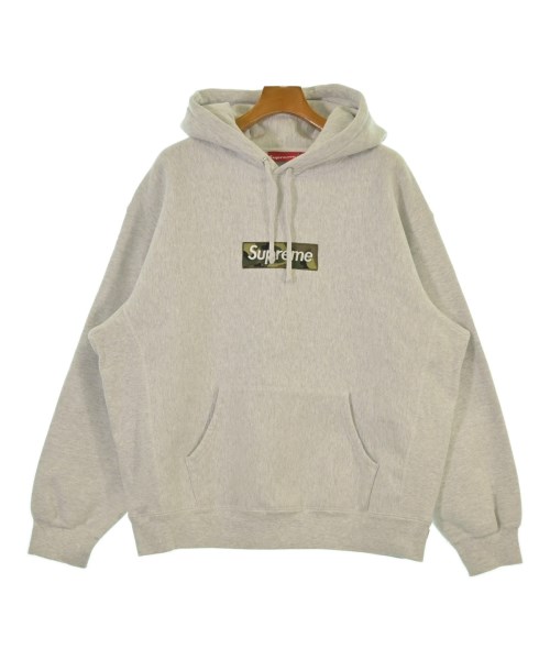 Supreme シュプリーム パーカー メンズ L グレー 【中古】【古着】