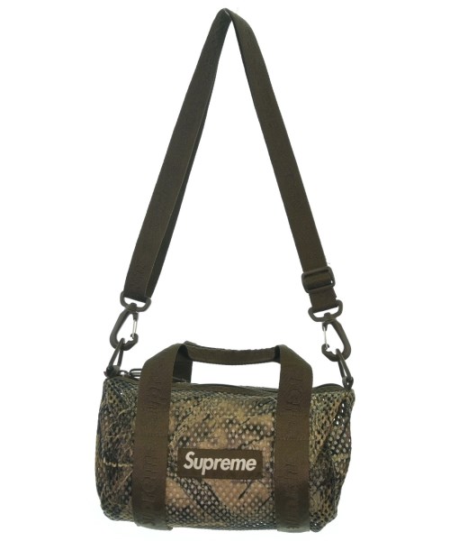 Supreme シュプリーム ショルダーバッグ メンズ - ベージュx黒x茶(総柄) 【中古】【古着】