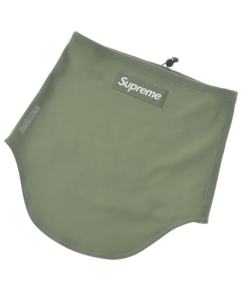 Supreme シュプリームマフラー メンズ ONE カーキ【中古】【古着】
