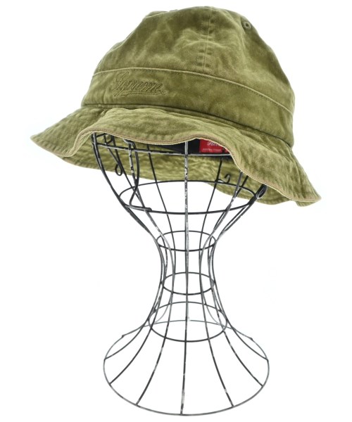 Supreme シュプリーム ハット メンズ S/M カーキ 【中古】【古着】