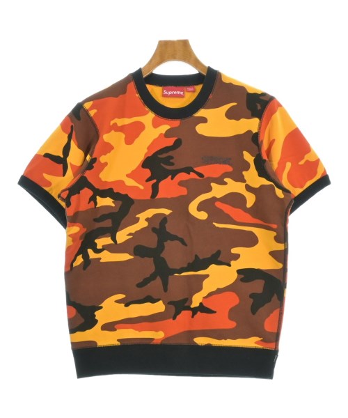Supreme シュプリーム スウェット メンズ S オレンジx茶x黒(迷彩) 【中古】【古着】