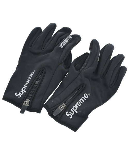 Supreme ロゴプリント ブラック手袋 2025年最新】supreme グローブの人気アイテム - メルカリ
