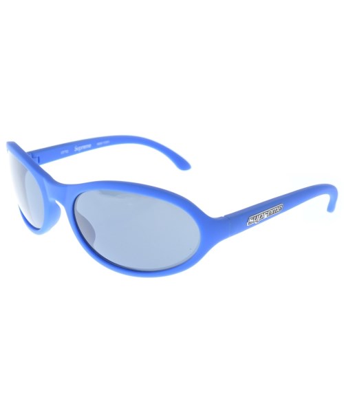 Supreme シュプリーム サングラス メンズ - 青x紺 【中古】【古着】