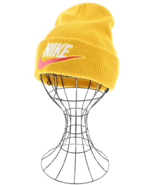 Supreme シュプリーム ニットキャップ・ビーニー メンズ - 黄x白x赤 【中古】【古着】