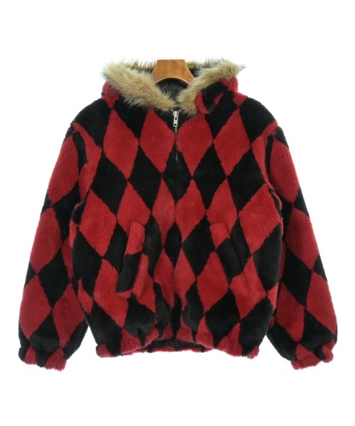 Supreme シュプリームブルゾン（その他） メンズ S 赤x黒(総柄)【中古】【古着】