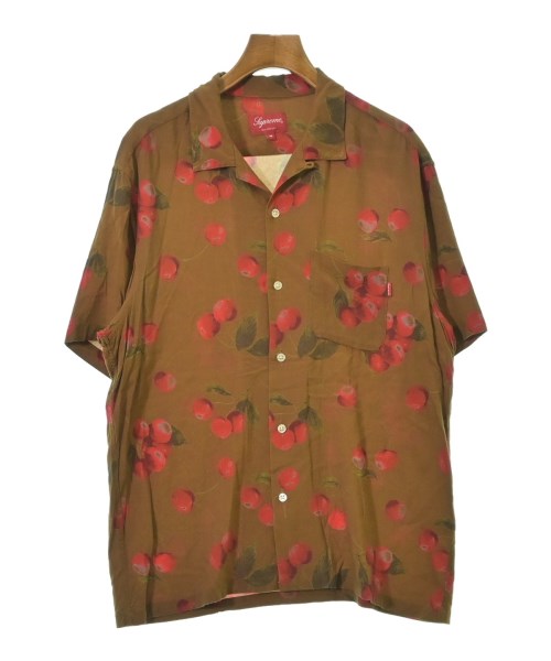 Supreme シュプリーム カジュアルシャツ メンズ M 茶 【中古】【古着】