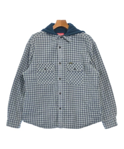 Supreme シュプリーム カジュアルシャツ メンズ S 青x白等(チェック) 【中古】【古着】 24,600円