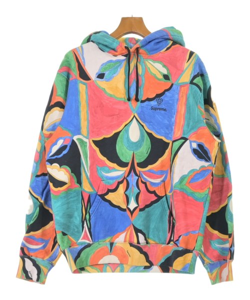 Supreme シュプリーム パーカー メンズ M 青x赤x緑等(総柄) 【中古】【古着】