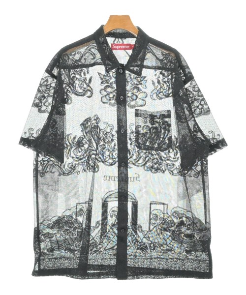 Supreme シュプリーム カジュアルシャツ メンズ XL 黒(レース) 【中古】【古着】