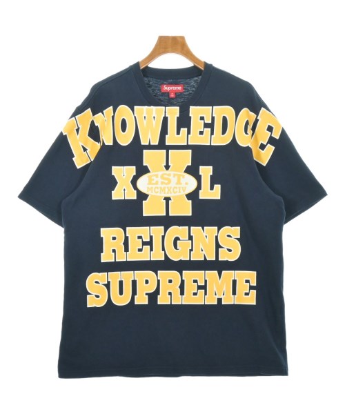 Supreme シュプリーム Tシャツ・カットソー メンズ XL 紺 【中古】【古着】