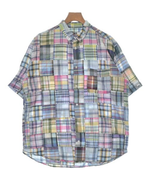 Supreme シュプリーム カジュアルシャツ メンズ L 水色xピンクxグレー等(総柄) 【中古】【古着】
