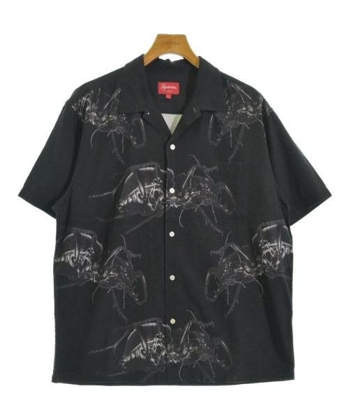 Supreme シュプリーム カジュアルシャツ メンズ L 黒xグレー 【中古】【古着】 23,944円