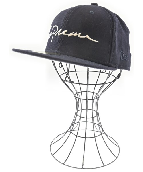 Supreme シュプリーム キャップ メンズ 59.6cm 紺 【中古】【古着】