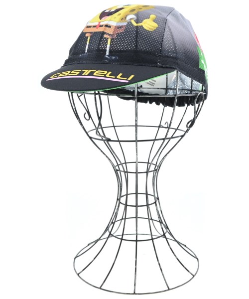 Supreme シュプリーム キャップ メンズ ONE 黒xグレー(総柄) 【中古】【古着】