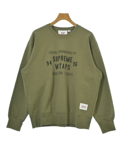 Supreme シュプリームスウェット メンズ M カーキ【中古】【古着】