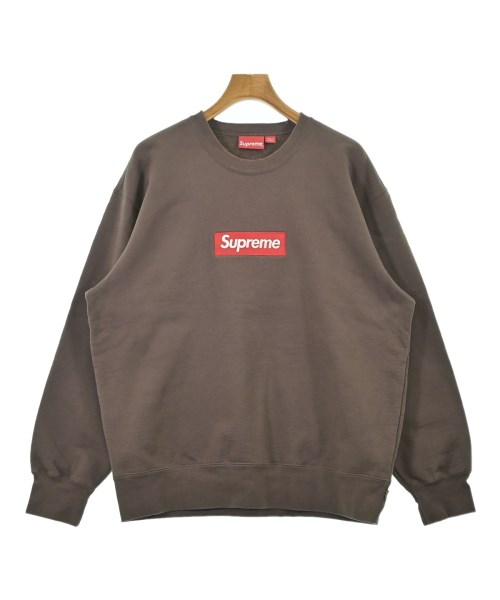 Supreme シュプリームスウェット メンズ L 茶【中古】【古着】