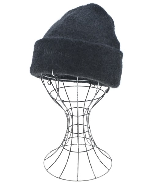 Supreme シュプリームニットキャップ・ビーニー メンズ - 黒【中古】【古着】