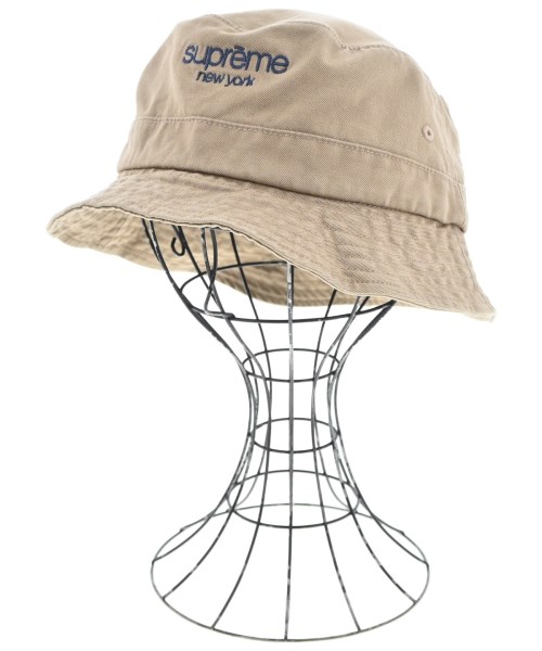 Supreme シュプリームハット メンズ M/L ベージュ【中古】【古着】 帽子-メンズ帽子