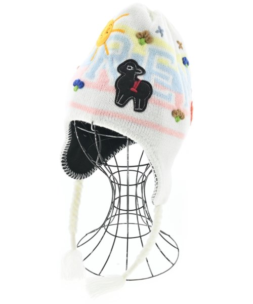 Supreme シュプリームかぶり笠（余分の物） メンズ - 白x青xサクラ色等【中古】【古着】