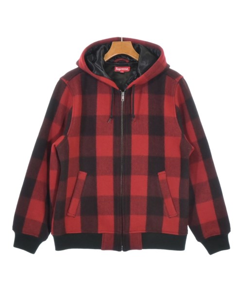 Supreme シュプリームブルゾン（余分の物） メンズ M 赤x黒(読み合わせる)【中古】【古着】 メンズファッション-コート・ジャケット