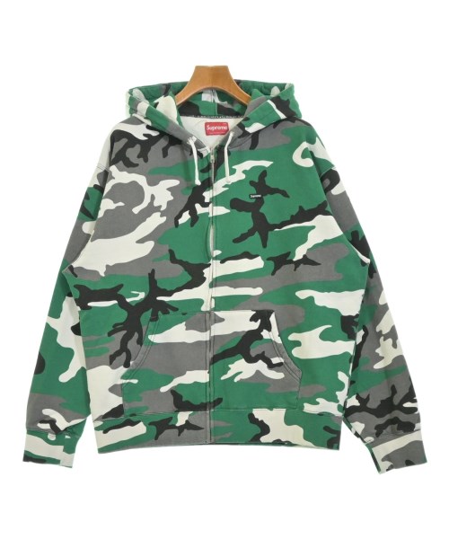 Supreme シュプリームパーカー メンズ L 緑x薄墨色x黒等(偽装)【中古】【古着】