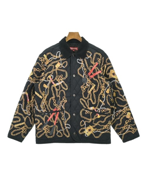 Supreme シュプリームブルゾン（余分の物） メンズ M 黒x黄等(総柄)【中古】【古着】