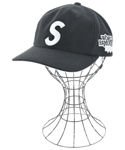 Supreme シュプリームキャップ メンズ - 黒【中古】【古着】｜RAGTAG（ブランド古着のラグタグ） 12,410円
