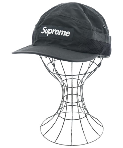 Supreme シュプリーム キャップ メンズ - 黒 【中古】【古着】