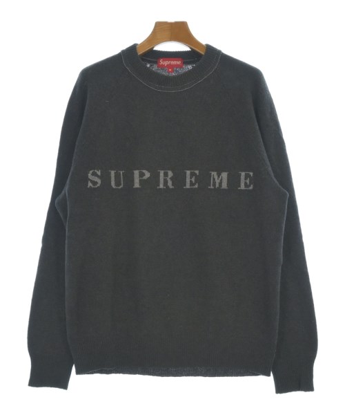 Supreme シュプリーム ニット・セーター メンズ M ダークグレー 【中古】【古着】