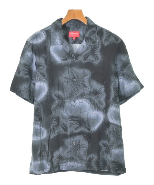 Supreme シュプリームカジュアルシャツ メンズ M グレーx黒(総柄)【中古】【古着】｜RAGTAG（ブランド古着のラグタグ）