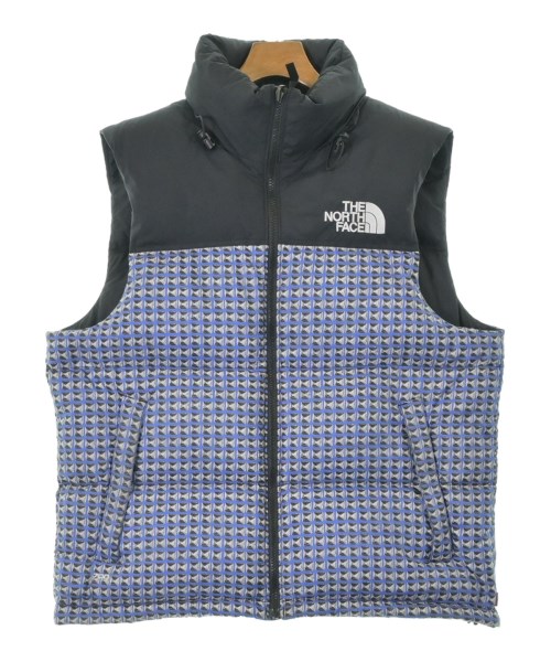 Supreme シュプリームダウンジャケット/落ちこむより良い メンズ M 点火装置薄墨色x青x黒【中古】【古着】