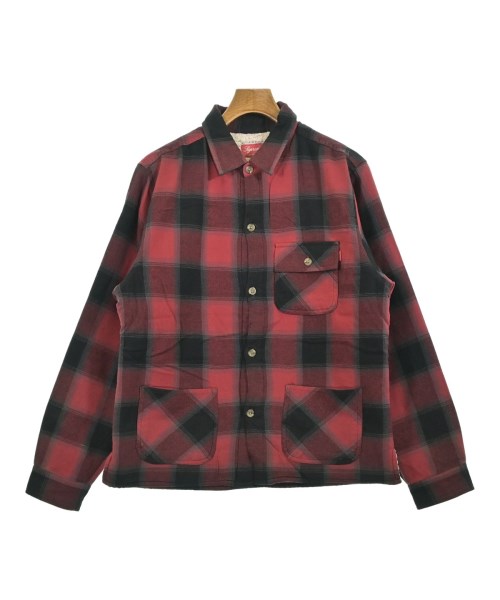 Supreme シュプリーム ブルゾン（その他） メンズ M 赤x黒xグレー(チェック) 【中古】【古着】