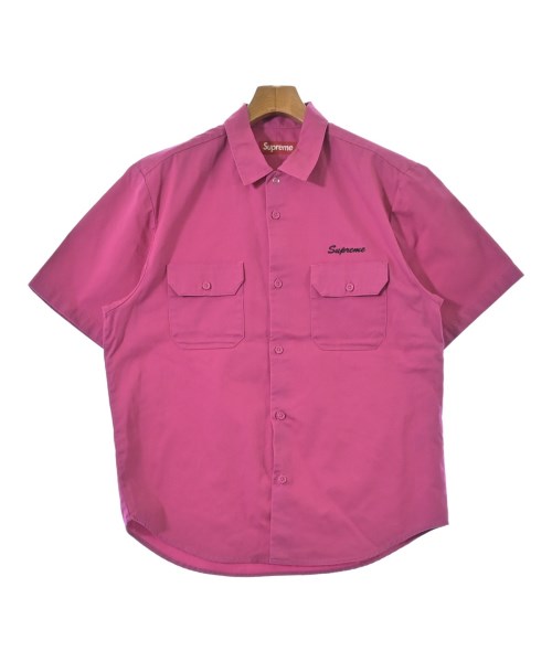Supreme シュプリーム カジュアルシャツ メンズ M ピンク 【中古】【古着】