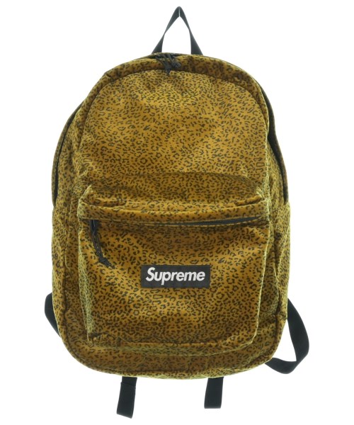 Supreme シュプリーム バックパック・リュック メンズ - 黄系x黒(豹柄) 【中古】【古着】 26,353円