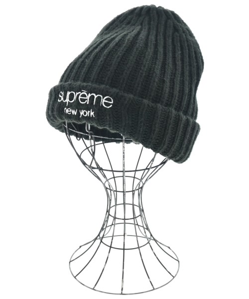 Supreme シュプリーム ニットキャップ・ビーニー メンズ - グレー 【中古】【古着】