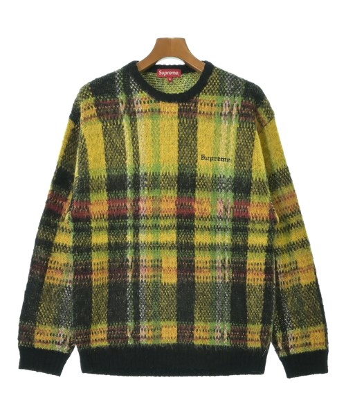 Supreme シュプリームニット・セーター メンズ M 黄x黒x緑等(チェック)【中古】【古着】|RAGTAG(ブランド古着のラグタグ)