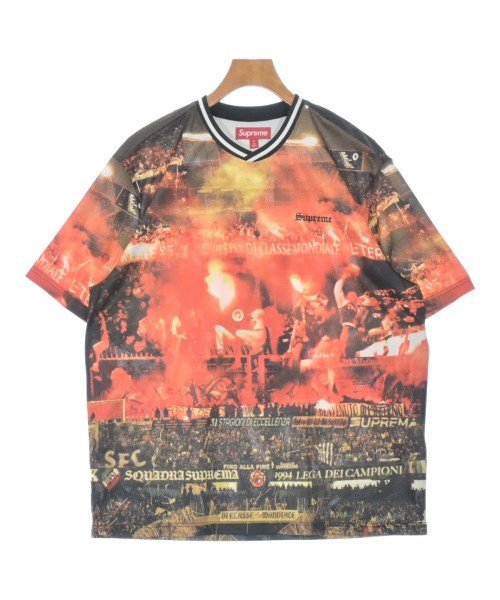 Supreme シュプリーム Tシャツ・カットソー メンズ M オレンジx黒(総柄) 【中古】【古着】