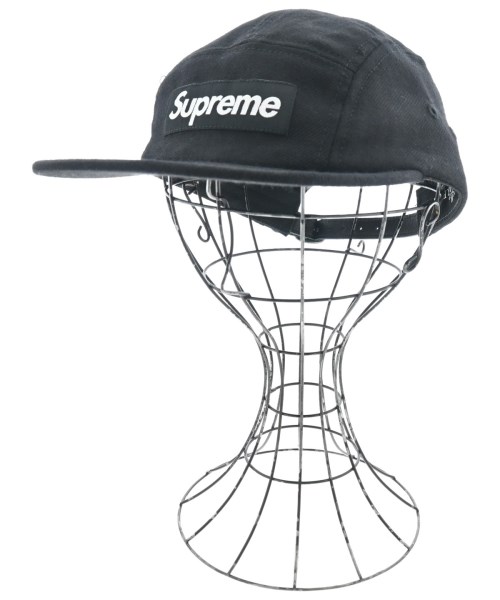 Supreme シュプリーム キャップ メンズ - 黒 【中古】【古着】