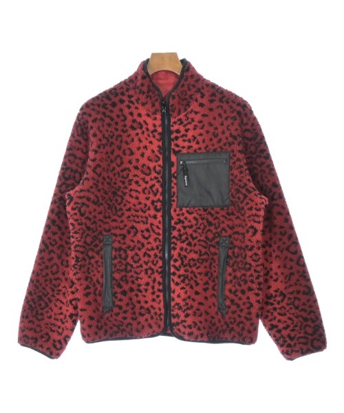Supreme シュプリーム ブルゾン(その他) メンズ M 赤x黒(豹柄) 【中古】【古着】