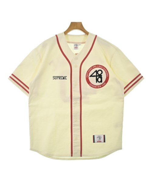 Supreme シュプリーム カジュアルシャツ メンズ M アイボリー 【中古】【古着】