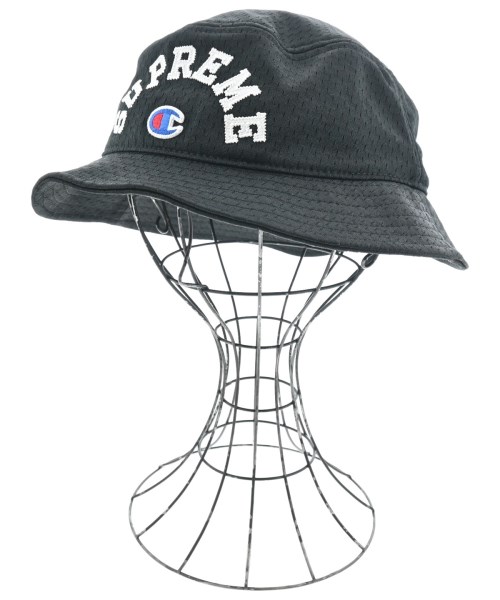 Supreme シュプリーム ハット メンズ - 黒 【中古】【古着】