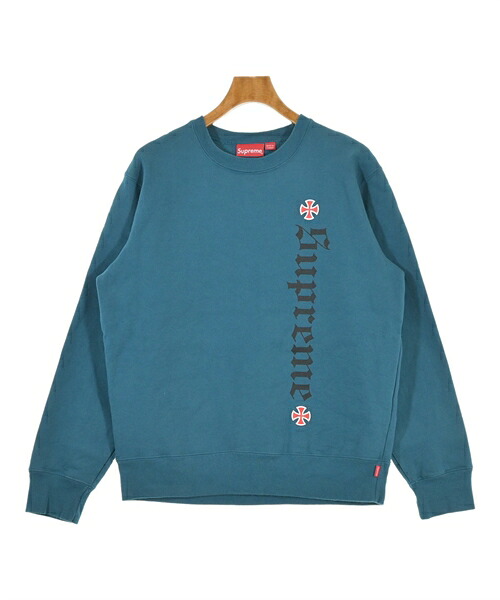 Supreme シュプリームスウェット メンズ M 青緑【中古】【古着】